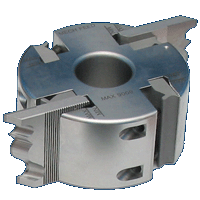 Serrated Back Cutter Block for mech feed